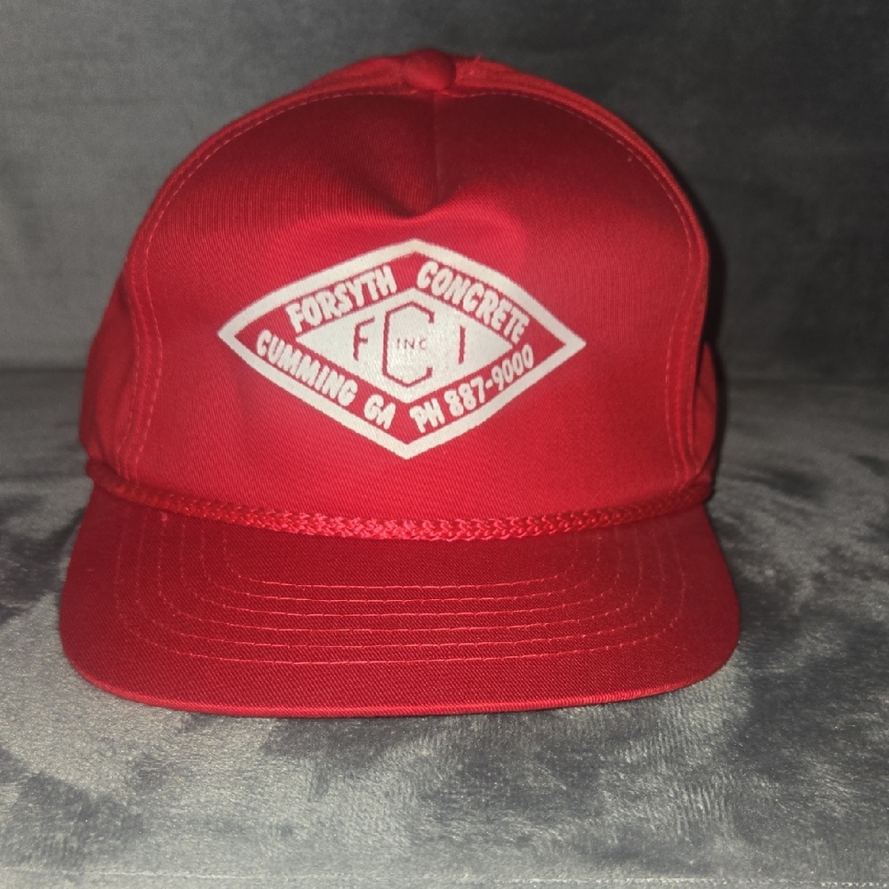 Forsyth Concrete Red Men's Cap